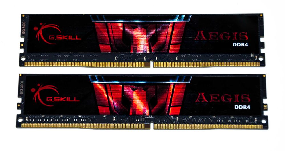 RAM G.Skill Aegis 32GB 2X16GB DDR4 3000MHz CL16 1.35V