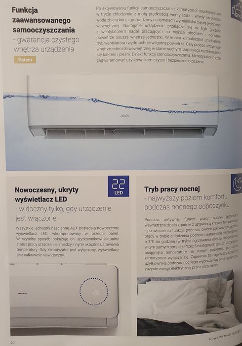 Klimatyzacja AUX Q SMART Pro 4,2 kW +++