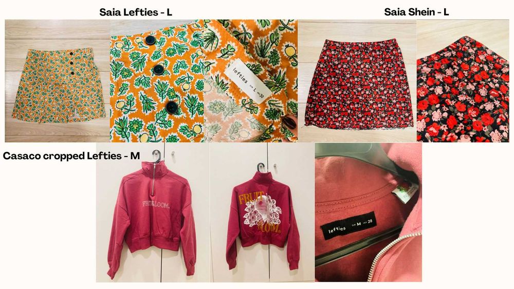 Lote de roupas femininas - M e L