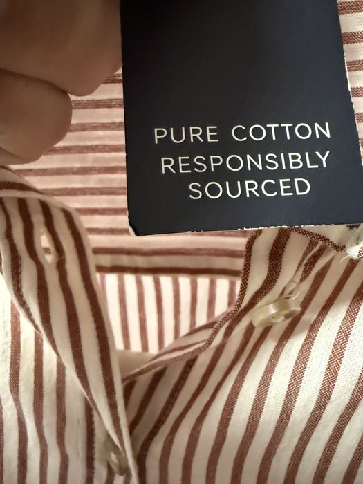 Жіноча сорочка M&S 100% котон/Plus size/ ідеальна для всіх сезонів