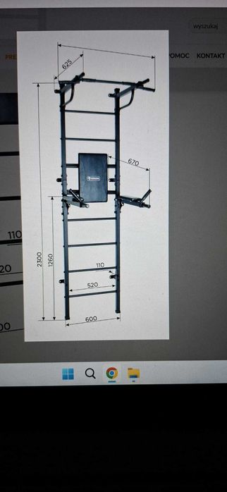 Drabinka gimnastyczna