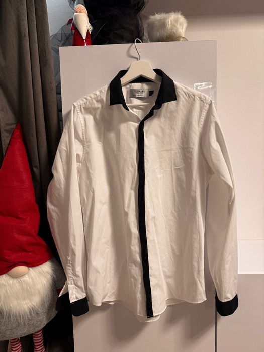 Biała męska koszula - TopMan - roz. M