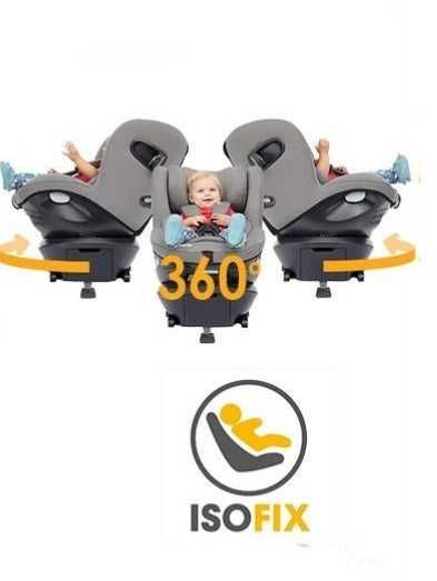 Cadeira bebé giratória 360⁰ c/isofix (Como nova)