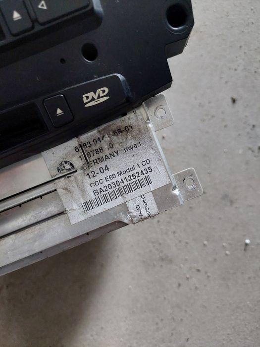 nawigacja duza nawi DVD bmw e60 e61 e63 e64 oryginal radio