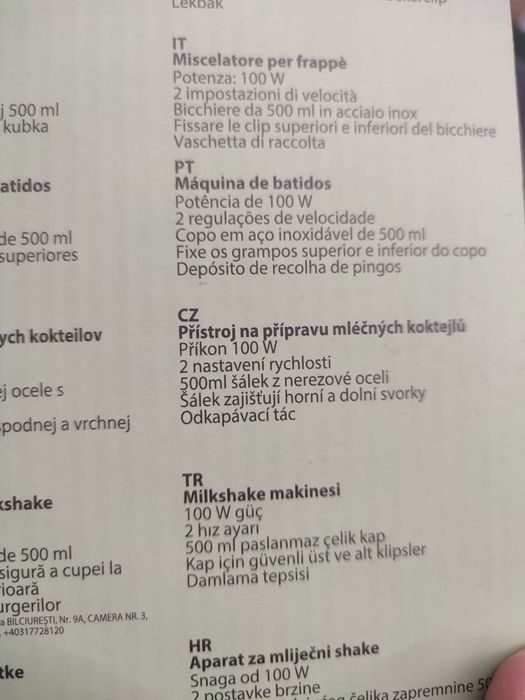 Máquina de batidos