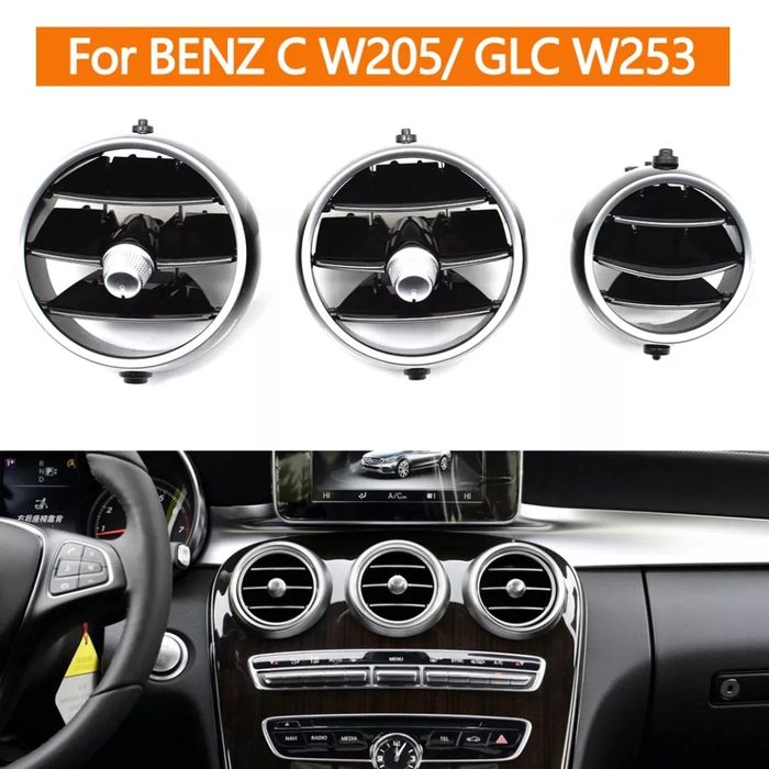 Grelha ventilador ar condicionado do tablier mercedes w205 GLC w253