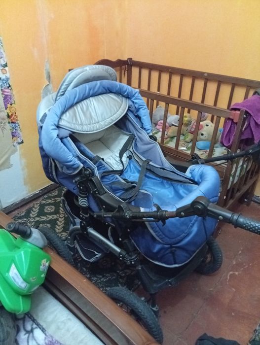 Детская коляска трансформер Boomerang, зима-лето-прогулка-люлька.