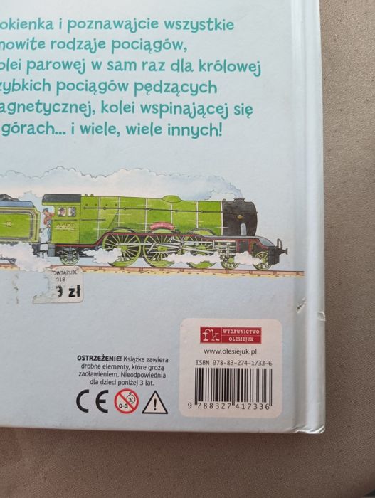 Pociągi - książka z okienkami