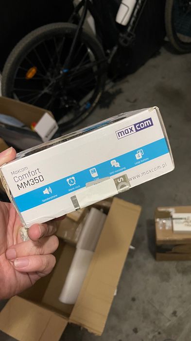 Telefone s/ Fios p/ Cartão SIM MM35D (Preto) - MAXCOM