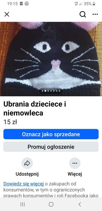 Nowe czapki  i kolnierz