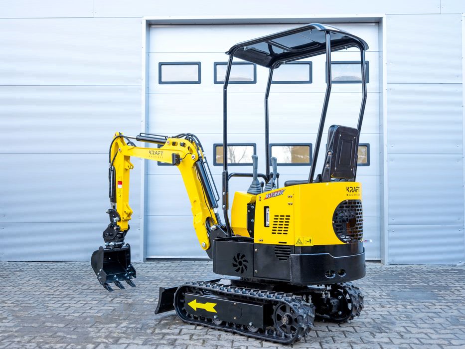 Minikoparka KRAFT KE10HHT NOWA Osprzęt Transport Serwis