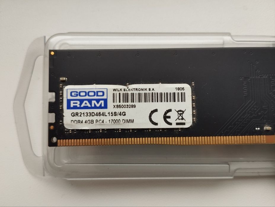 Оперативна пам'ять ОЗУ для ПК Goodram 4GB 2133Mhz