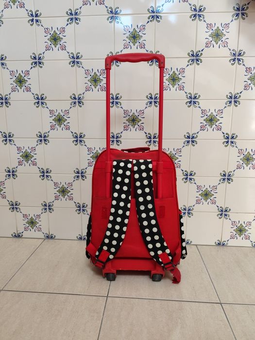 Mochila Escolar Trolley Disney - Minnie