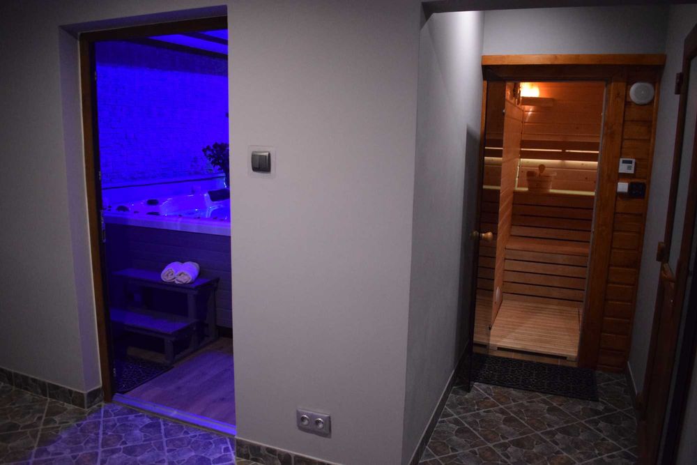 Domek 6 os. widok na jezioro, sauna, jacuzzi