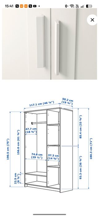 Szafa biała ikea