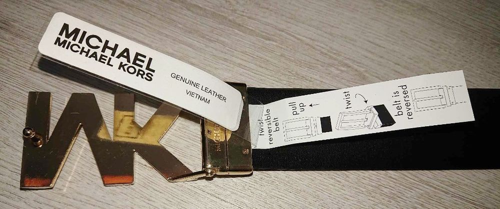 Pasek skórzany Michael Kors
