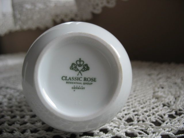 ROSHENTAL GROUP-classic rose-oryginalny porcelanowy mały wazonik