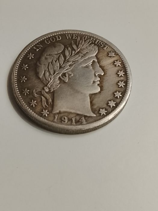 1/2 dolara USA 1914 Barbera kopia