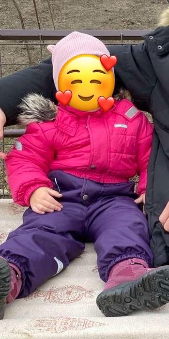 Гарна ціна!Зимовий цільний комбінезон Lenne 92 +6,як новий!