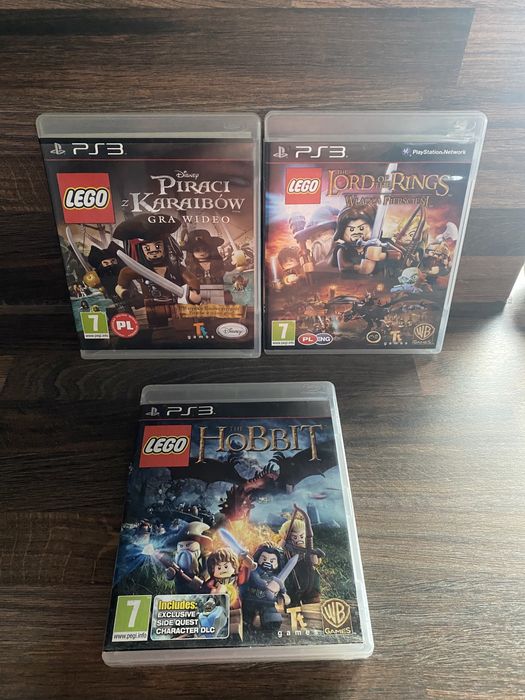 PlayStation Ps 3 Lego Piraci z Karaibów, Hobbit, Władca Powrścieni!