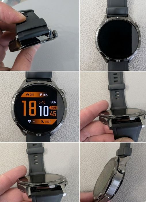 Huawei Watch GT 5 46 mm — gwarancja i ubezpieczenie do 11.2027, folia od nowości