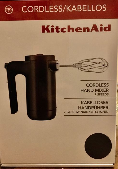 Kitchenaid Bezprzewodowy mikser ręczny 5KHMB732EDG antracytowy