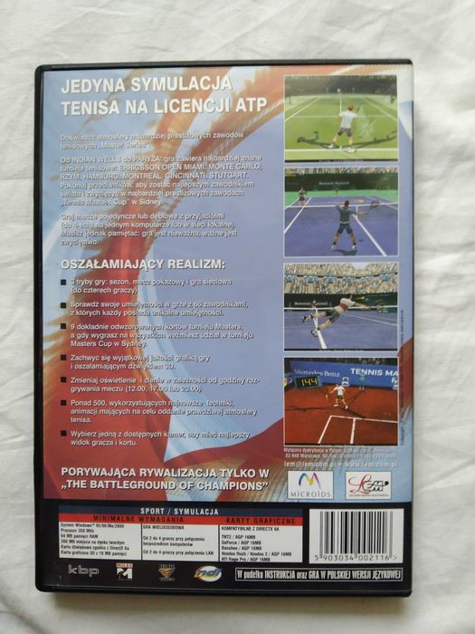 Tennis Masters Series - PC Cd- Rom .