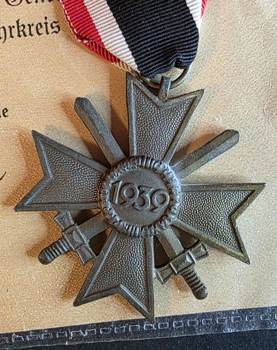 Nadanie KVK z mieczami 2 klasy 3 Rzesza Wehrmacht