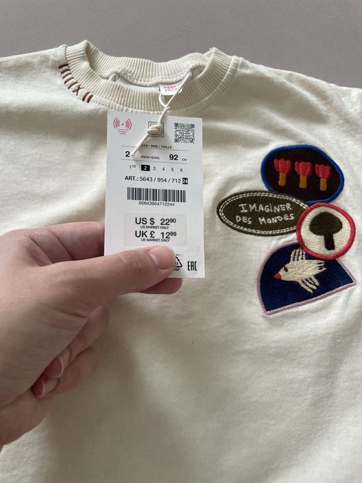 Дитяча футболка ZARA 92 розмір