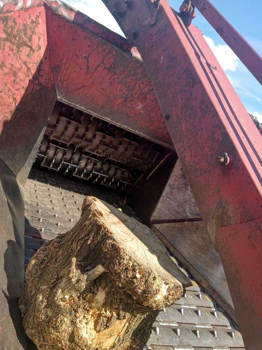 Rębak Biber na podwoziu Mercedes Actros 4143