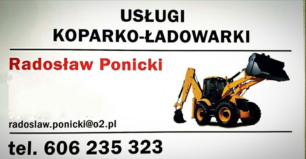 Usługi Koparko - Ładowarką / przyłącza wodno kanalizacyjne