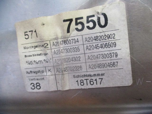Elevador vidros trás esquerdo MERCEDES-BENZ Classe C (W204)