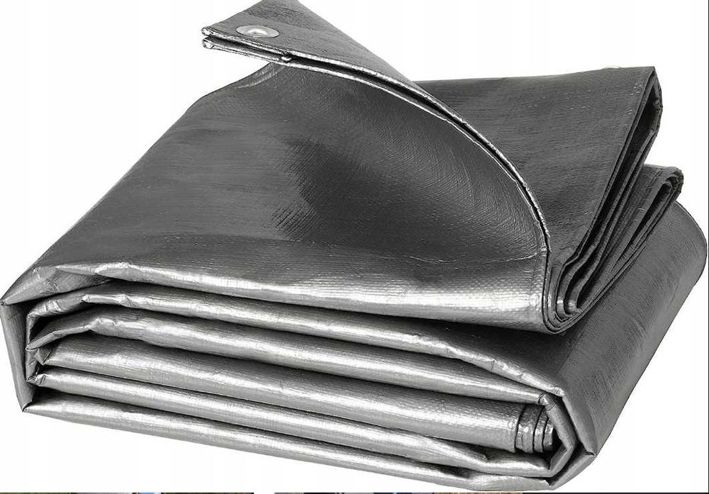 Plandeka 3x4m Gruba  Mrozoodporna na Taras  Płachta Okryciowa 120g/m2