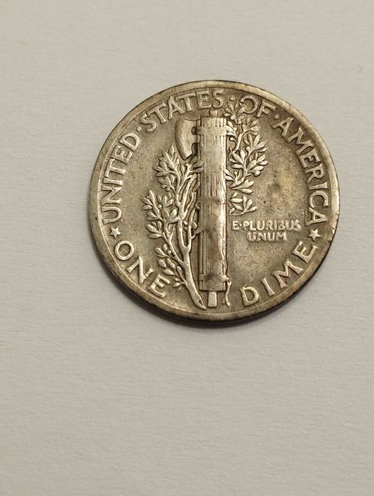 Sprzedam monetę USA  One Dime 1942r. Mercury - srebro