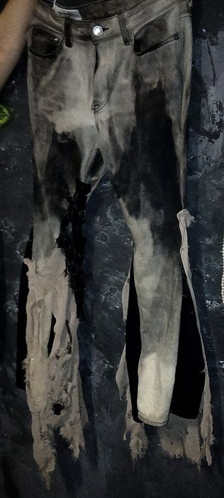 Архивные джинсы клеш