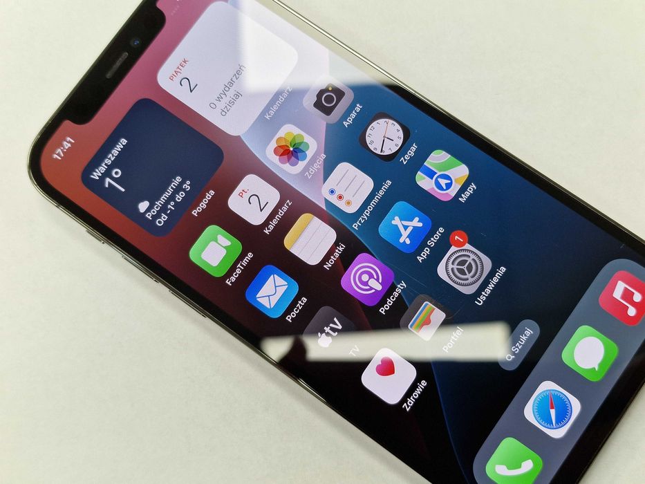 Iphone 12 PRO 128GB/ Graphite/ 82%/ Grade B+/ Gwarancja + ładowarka