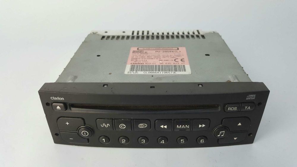 SISTEMA AUDIO / RADIO CD PEUGEOT 206+ BáSICO