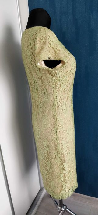 zielona / pistacjowa sukienka J&R