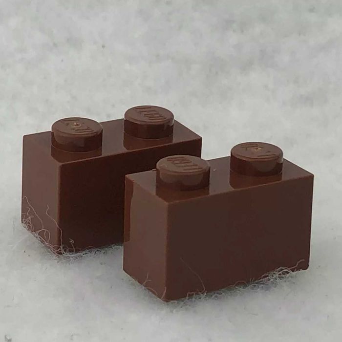 LEGO 3004 Klocek 1x2 Reddish Brown Brązowy 4613963 4211149 1szt