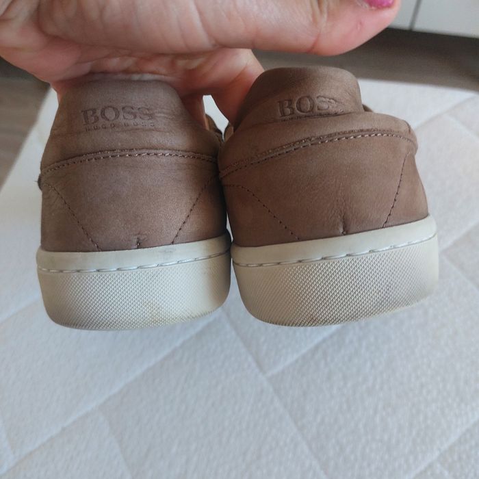 brązowe półbuty męskie Hugo Boss 41 Ribeira Ten