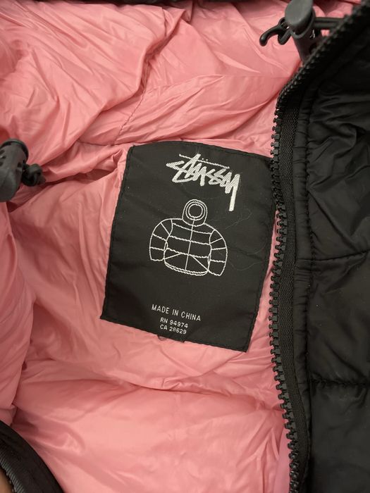 Stussy пуховик, куртка на зиму шапка в подарунок