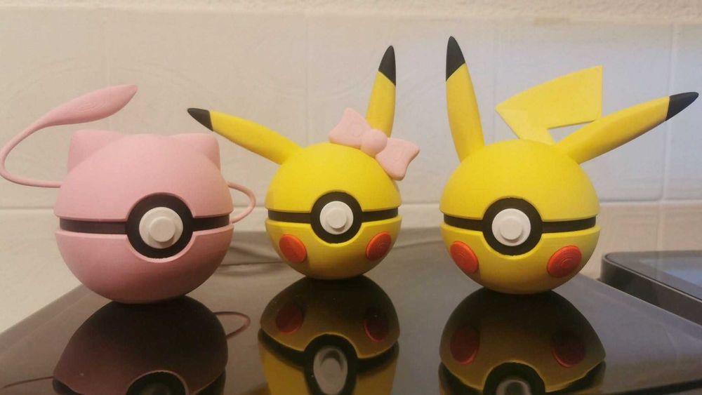 Pokemon Pokebolas em 3D