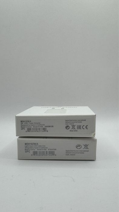 Oryg. Ladowarka Adapter 5W Iphone + Oryg. Kabel Ligthning-USB A 1 M