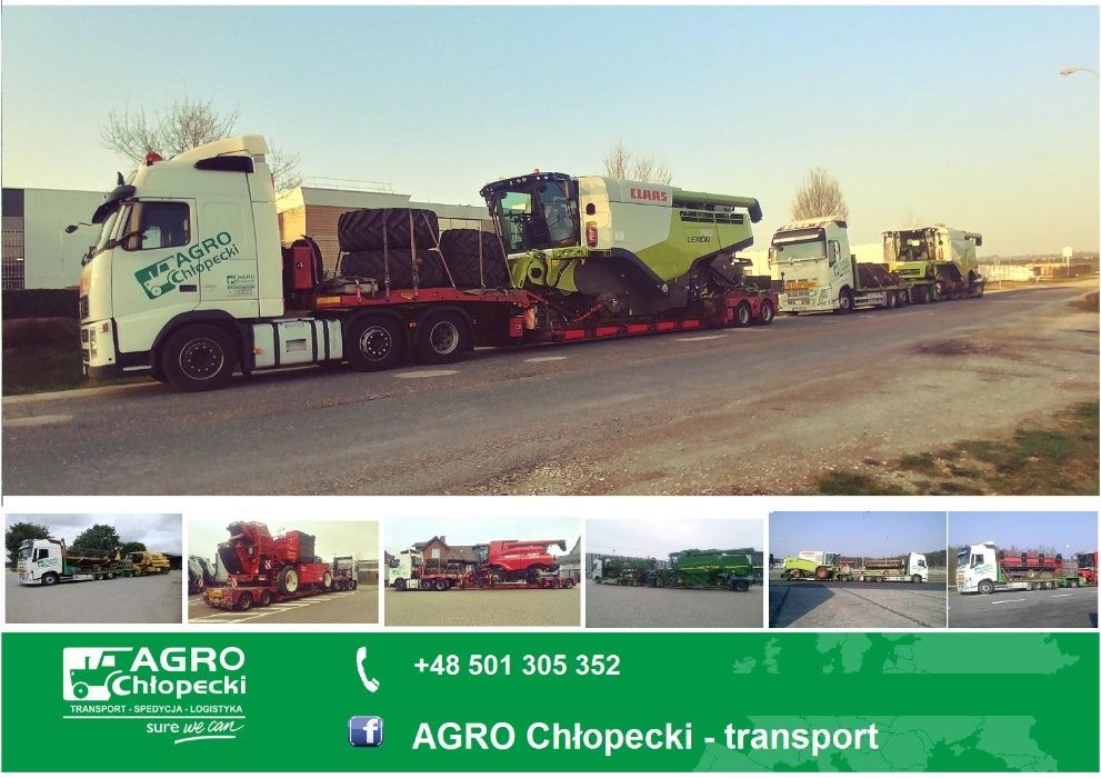 Transport John Deere W,T,330,440,540,550,650,660,560,670