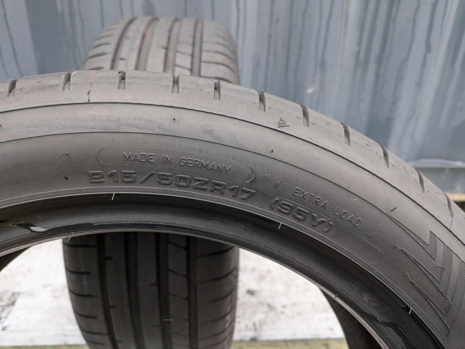 215/50R17 Dunlop Sport Maxx RT2 LATO Jak Nowe
