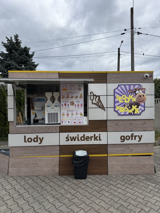 Przyczepa do lodów, lody świderki, przyczepa niewiadów