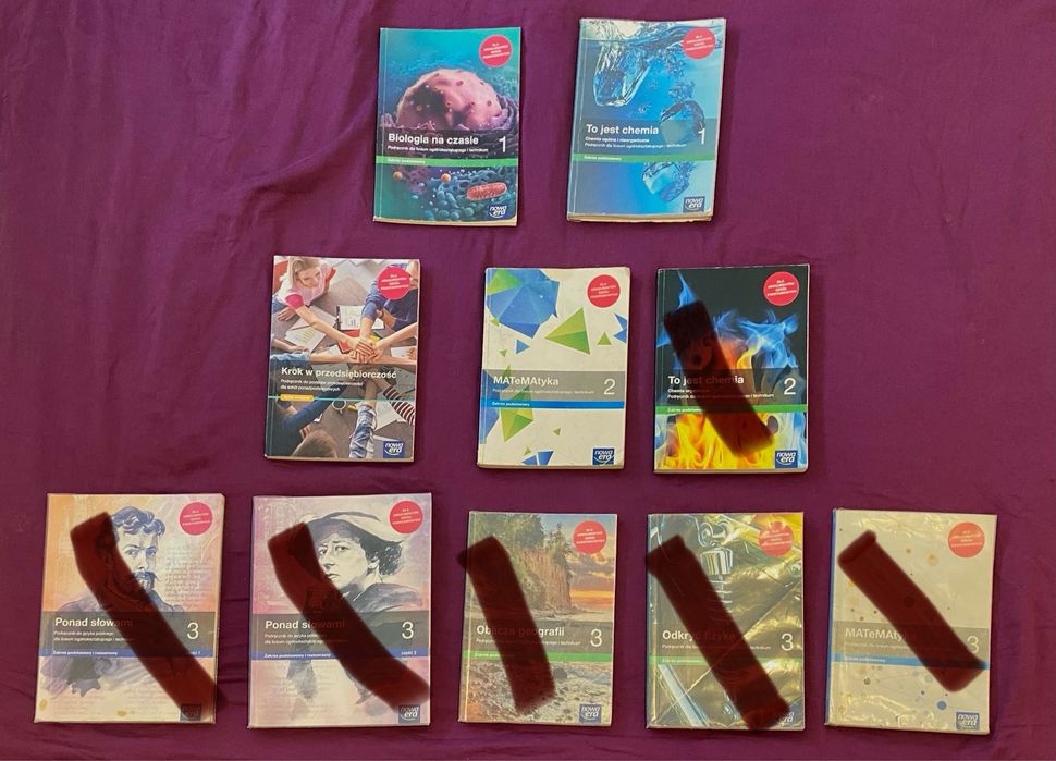 Ksiazki nowa era liceum klasa 1, 2, 3