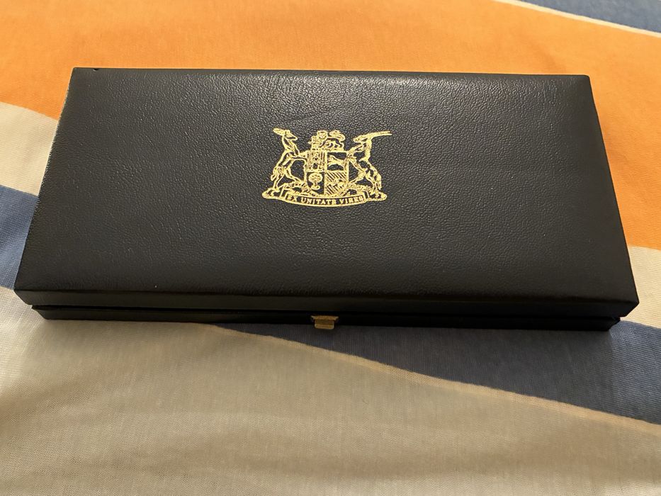Estojo com moedas Sul Africanas de 1982