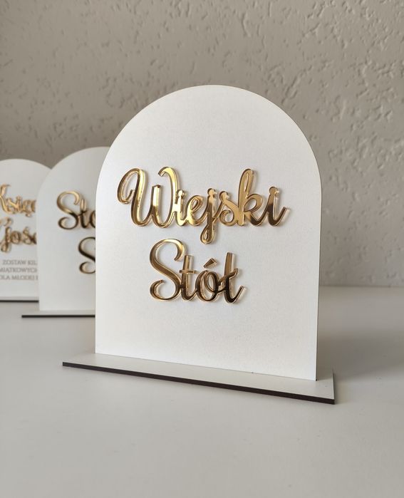 Tabliczki na wesele ślub event księga gości słodki wiejski stół
