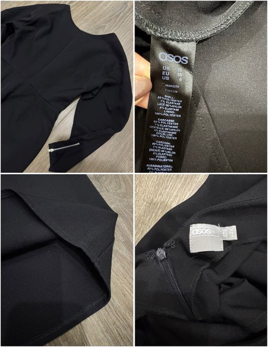 Платье туника флис Zara замш Asos xs-s серое черное